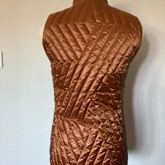 Lafayette 148 Bellamy fully reversible Vest in copper color size XXS - Picture 4 of 11